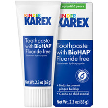 Load image into Gallery viewer, Kinder Karex Hydroxyapatite Kids Toddler Toothpaste I Fluoride Free I Clinically Tested I 2.3 oz
