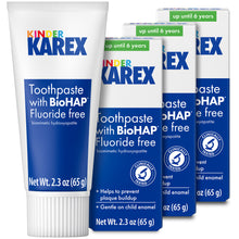 Load image into Gallery viewer, Kinder Karex Hydroxyapatite Kids Toddler Toothpaste I Fluoride Free I Clinically Tested I 2.3 oz
