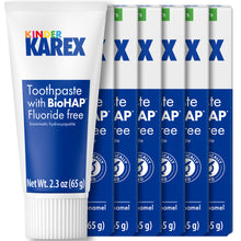 Load image into Gallery viewer, Kinder Karex Hydroxyapatite Kids Toddler Toothpaste I Fluoride Free I Clinically Tested I 2.3 oz
