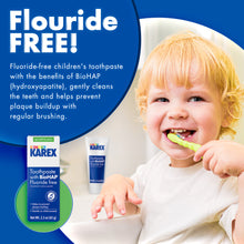 Load image into Gallery viewer, Kinder Karex Hydroxyapatite Kids Toddler Toothpaste I Fluoride Free I Clinically Tested I 2.3 oz
